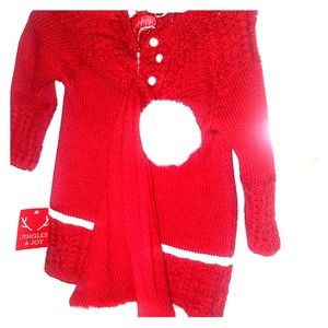 COPY - Baby girl 3 piece santa outfit NWT